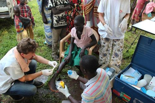 MSF Mobile Clinic in Juba, South Sudan MSF Mobile Clinic in Juba, South Sudan