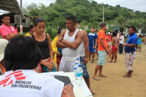 Ecuador Earthquake: MSF Response Teams Ecuador Earthquake: MSF Response Teams