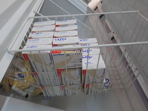 Oxytocin for the prevention and treatment of postpartum haemorrhage is a medication for women giving birth and needs to be kept under cold chain. Oxytocin for the prevention and treatment of postpartum haemorrhage is a medication for women giving birth and needs to be kept under cold chain.