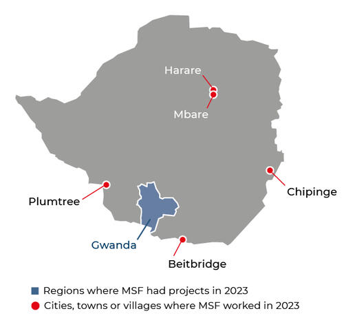 Zimbabwe IAR map 2023 Zimbabwe IAR map 2023