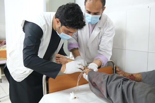 War Wounded Patient - Ongoing Fighting Affected Population War Wounded Patient - Ongoing Fighting Affected Population