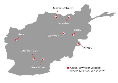 Afghanistan IAR map 2023 Afghanistan IAR map 2023