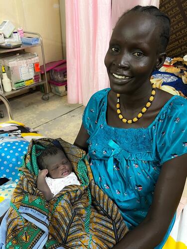 Nyakuola Nguot Gang and her newborn Nyamuch 1 Jan 2025 Nyakuola Nguot Gang and her newborn Nyamuch 1 Jan 2025