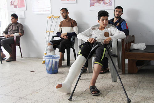 Admission of trauma patients following Palestinian March of Return Admission of trauma patients following Palestinian March of Return
