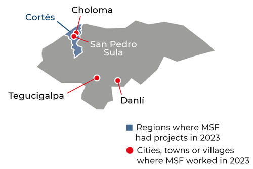 Honduras IAR map 2022