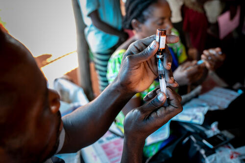 Measles campaign in DRC