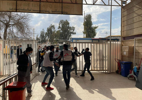 MSF activities at the Sinuni General Hospital