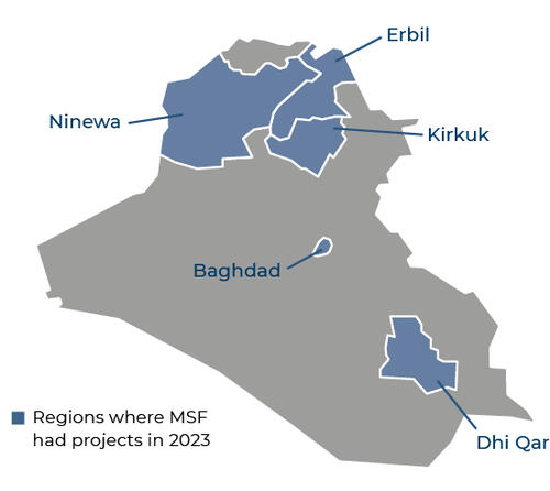 Iraq IAR map 2023 Iraq IAR map 2023