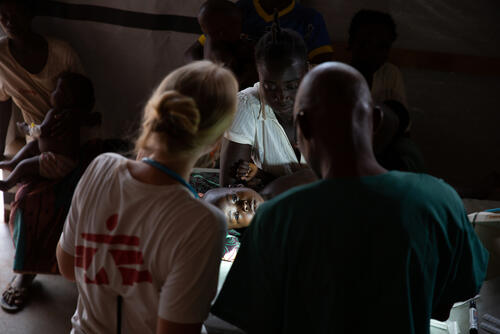 MSF Measles Intervention Bossangoa: Measles Hospital Ward MSF Measles Intervention Bossangoa: Measles Hospital Ward