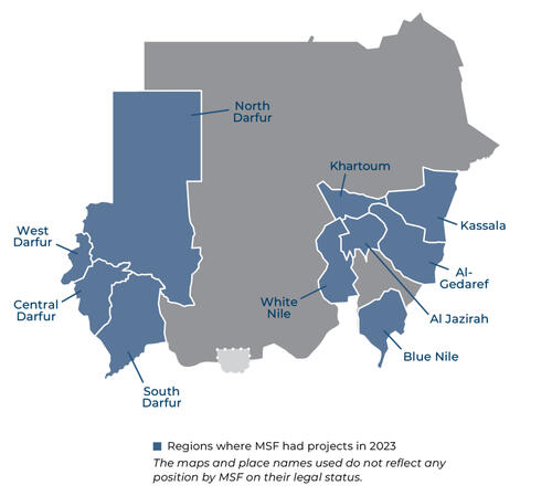Sudan IAR map 2023 Sudan IAR map 2023
