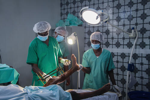 A year after the opening of the Salama Clinic A year after the opening of the Salama Clinic