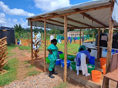 Construction of the 2nd ETC in Mubende Construction of the 2nd ETC in Mubende