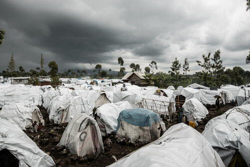 View of Rusayo displacement site