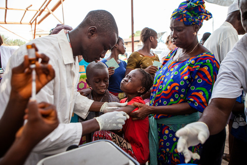 Measles Vaccination in Conakry Measles Vaccination in Conakry